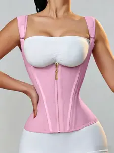 Body Shaping Belt, Improve Posture, Anti-Hunchback, Metal Zipper, Strong Waist Cinch, Fat Burning, Sports Shapewear