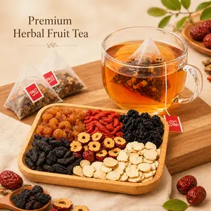 Scented Tea, Herbal Health Beverage Kidney Tea Formula Ginseng Five Treasure Tea, Combination