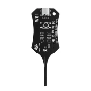 Type-C Inductance Tester Motherboard Coil Tester Electronic Circuit Board Inductor Detector for Phone Motherboard Component Repair Electromagnetic Induction Quick Fault Check Tool