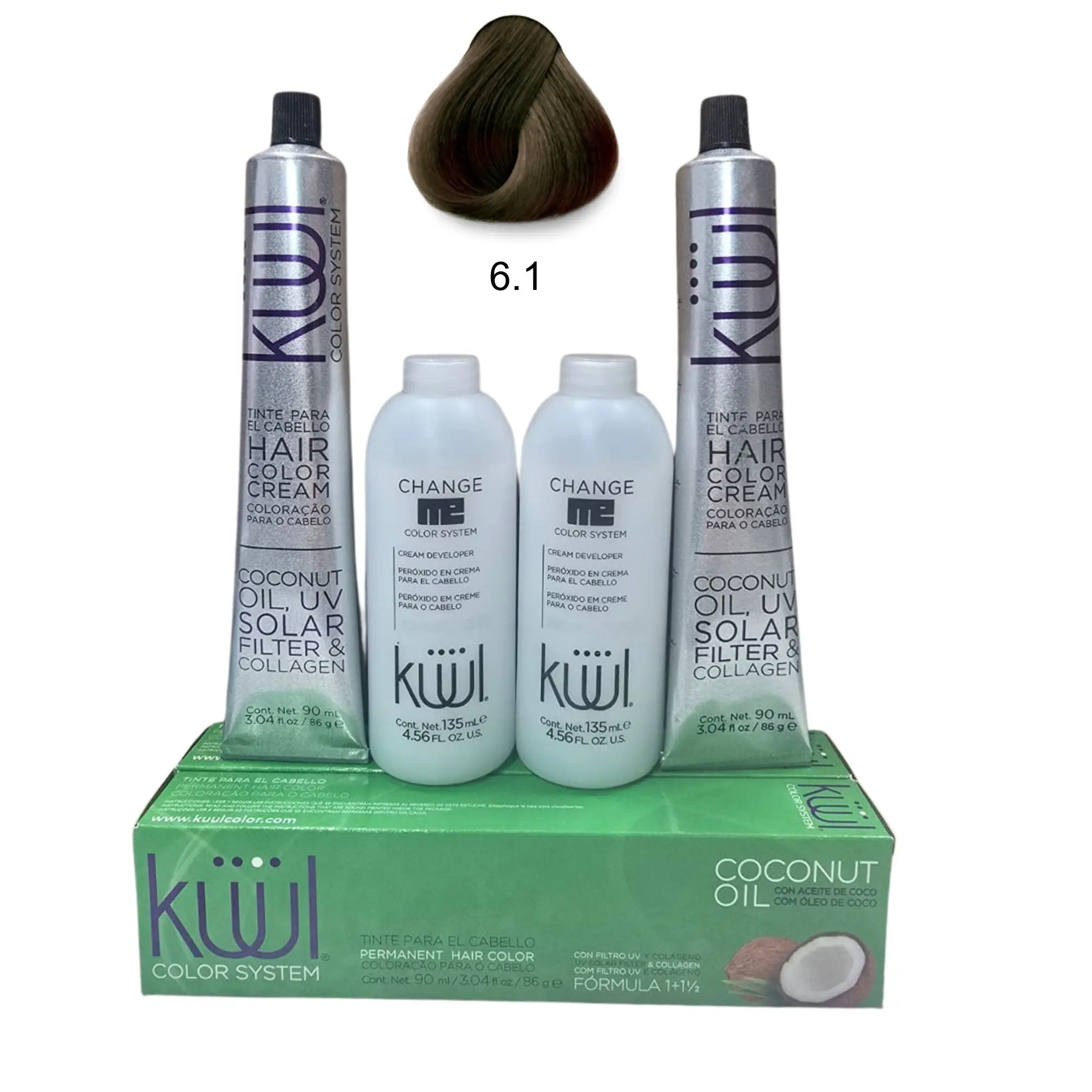 6.1 Dark Ash Blonde/Rubio Oscuro Cenizo