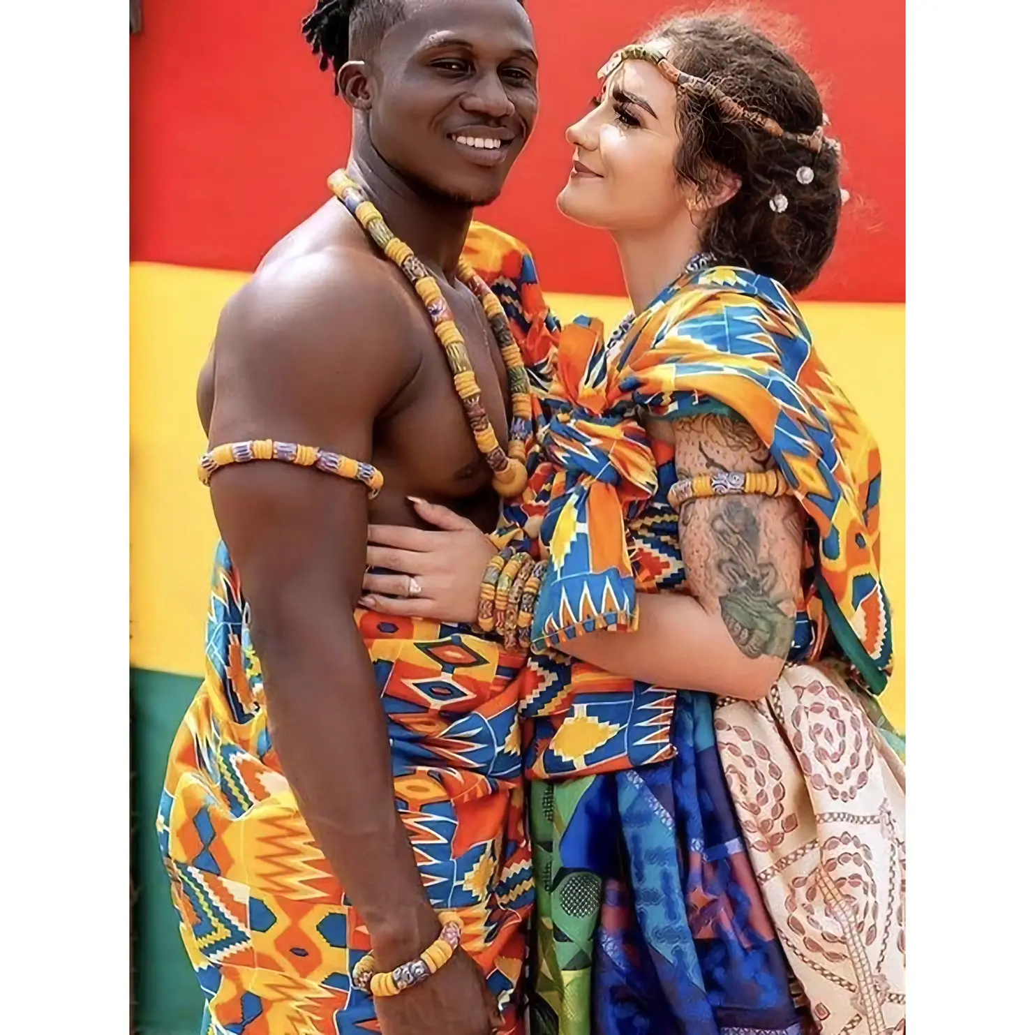 MG Royal Hand Weaved Kente Cloth R