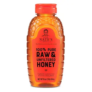 100% Pure, Raw & Unfiltered Honey - Award-Winning Taste, 16 oz. Squeeze Bottle
