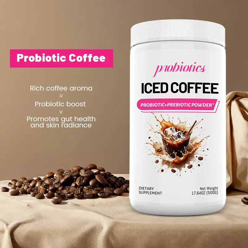 Three Flavors of All-Natural Probiotic Iced Coffee - 500g