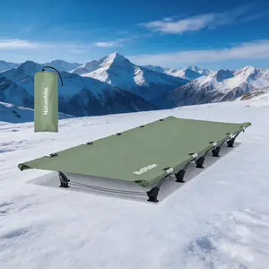 This 7075 aluminum cot packs smaller than your sleeping bag – and holds 330lbs. Naturehike GreenWild for hiking, travel, or that office couch you hate.