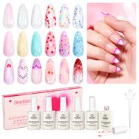6 Color Glitter Top Coat set【Gift Box】