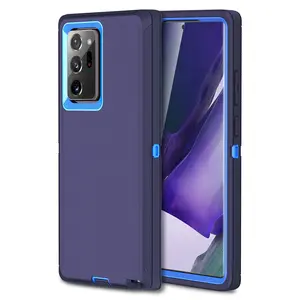 MXX Case for Galaxy Note 20 Ultra Case Heavy Duty Protective Case with [3 Layers] Rugged Rubber Shockproof Protection Cover for Galaxy Note 20 Ultra