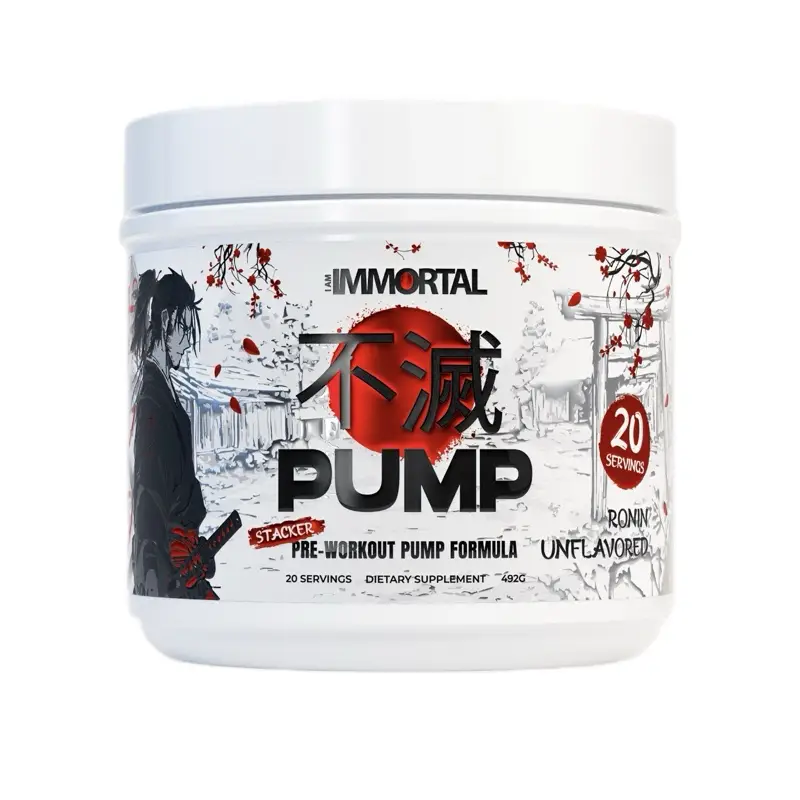 I Am Immortal Pump Stacker, Non Stim Preworkout Formula