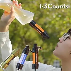 Mini Water Filter, Outdoor Water Filter, Portable Filter Straw, Straw Water Filter, Survival Filter Portable Gear, Emergency Preparedness, Hiking Essentials, Drinking Water Supply