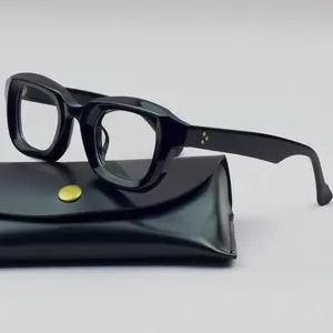 BETSION Thick Acetate Square Eyeglasses Frames Fashion Eyeglasses Frames Men Women Retro Glasses