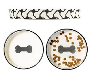 10 Strawberry Street Set of 2 Pattern Pet Dishes 10 Strawberry Street Set of 2 Pattern Pet Dishes