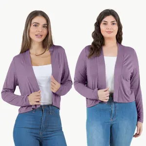 Long Sleeve Cropped Cardigan