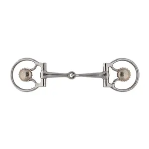 Jacks Imports  Concho Dee Ring Snaffle Bit