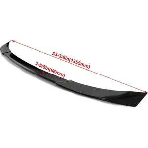 Honda Rear Trunk Spoiler Wing for 2018-2022 Accord 4 Door Sedan JDM Style V Type Glossy Black Car Accessories Decor Racing Parts