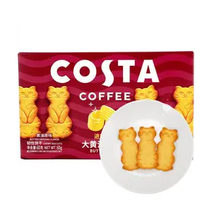 COSTA Butter Cat Cookies Original Flavor 60g - Cute Kitty Shaped Snacks, Viral Internet Sensation