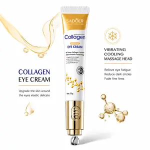 Collagen eye cream, lifting and firming, reduces fine lines and dark circles, cooling massage, easily absorbed