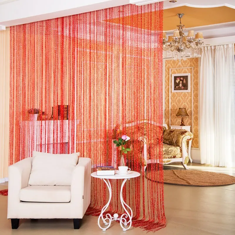 100x200cm Door Curtain, Wall Decor, Window Curtains, Partition Curtain, Light Blocking Curtain, Home Patio Bedroom Decoration