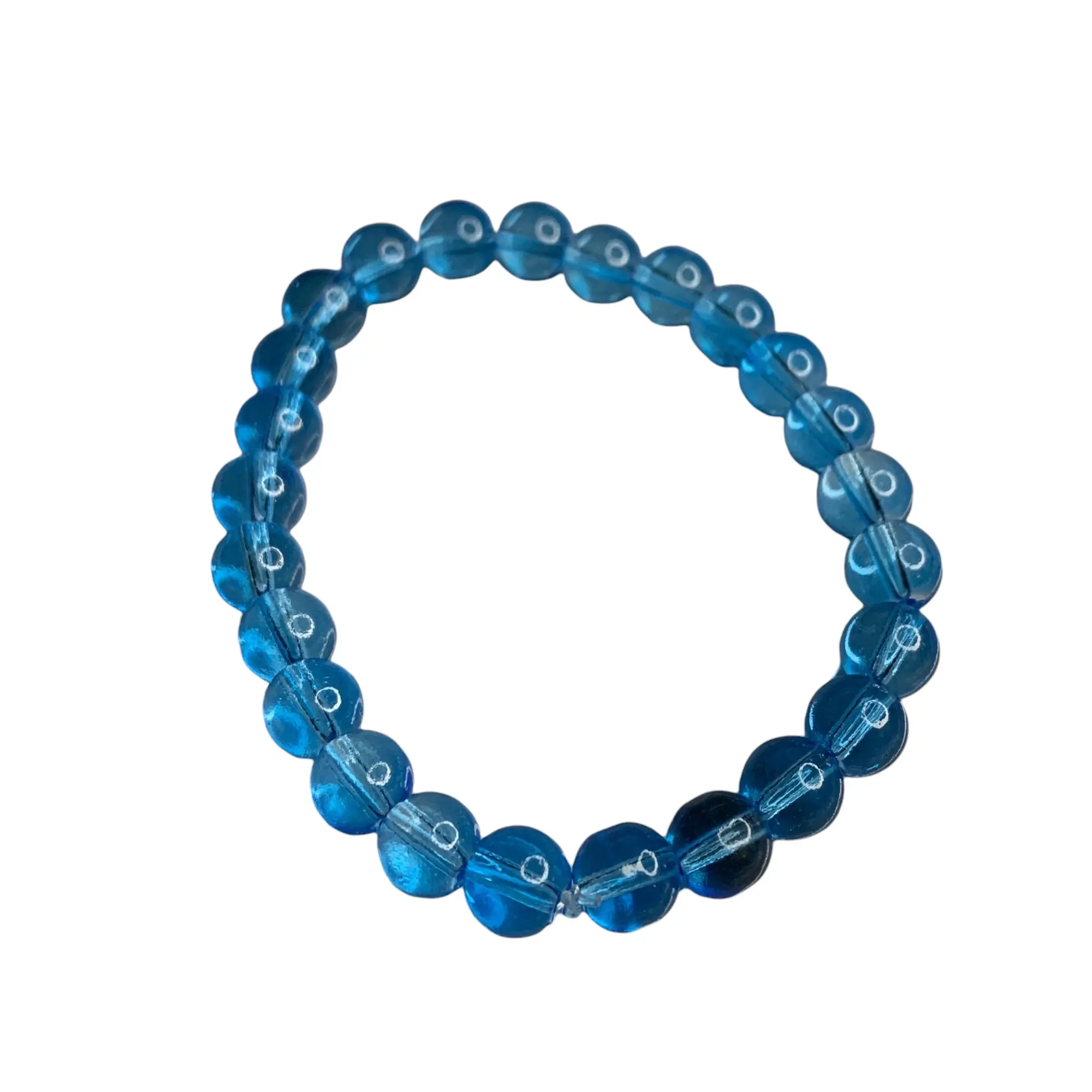 Stylish Blue Raspberry Bracelet | Glass beaded jewelry | beads bracelets