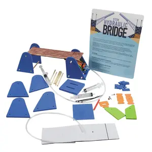 STEM Hydraulic Bridge Craft Kit Educational Activities – Makes 12