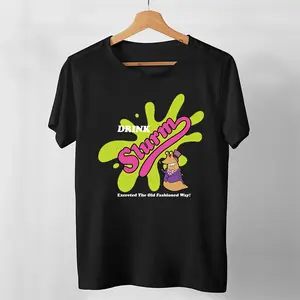 Futurama Drink Slurm Classic 100% Cotton T Shirt White