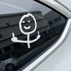 Hot Selling Graffiti Figure Matchstick Finger Car Window Rear Windshield Sticker, Computer Switch Panel Decoration, Automotive Decal, Vinyl Decals, Sticker For Cars, Vehicle Exterior Decoration