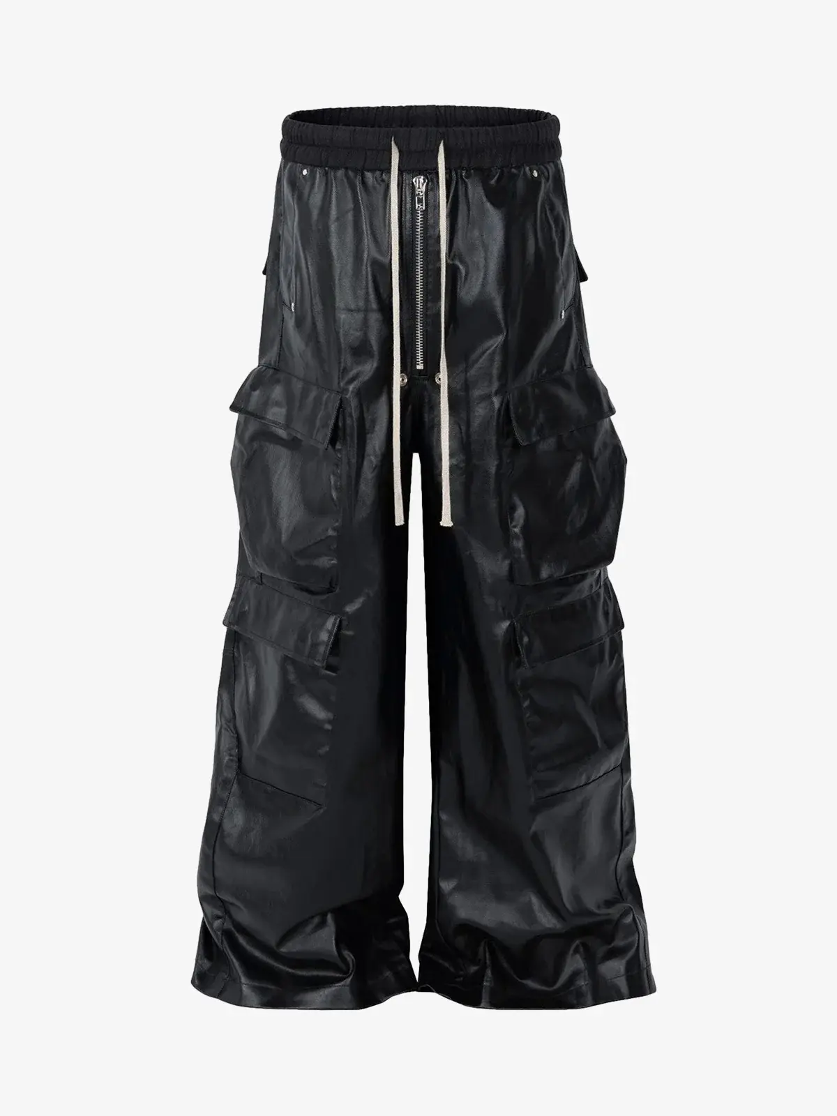 Thesupermade RO-style multi-pocket matte coated overalls - 2094 Thesupermade RO-style multi-pocket matte coated overalls - 2094