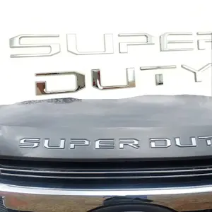 1 Set Super Duty Hood Insert Letters For 2017-2021 2022 F-250/F-350 Emblem Decal