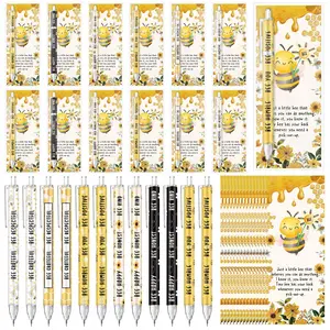Positive Mechanical Pencil 0.7mm Pencil with Inspirational Bookmarks Easter Gifts for Students Teacher Appreciation Spring Classroom Rewards Bulk  Easter Basket Stuffers Art Supplies  Employee Appreciation Gift Creative Stationery(6 Style)