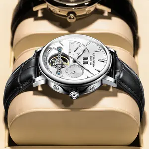 Waterproof Mechanical Watch for Casual and Business Use with Multiple Functions and Sapphire Crystal Glass