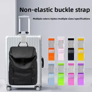 3 PCS Adjustable luggage external buckle backpack hook outdoor climbing bag hanging rope travel suitcase binding strap business travel