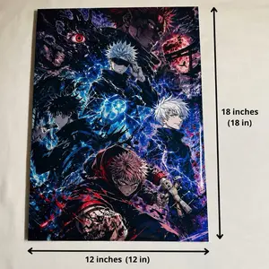 Anime Resin Wall Art - Handmade Glossy Artistic Home Decoration,