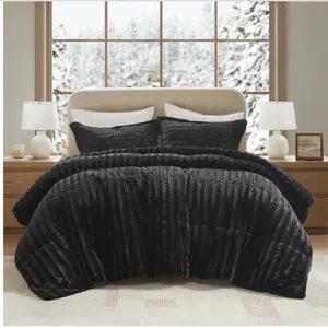 Madison Park Faux Fur Down-Alternative Comforter Set