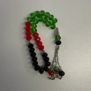Tasbih, rosary Afghanistan flag