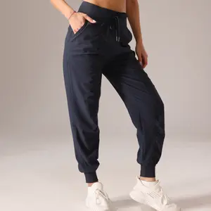 Women's High Waisted Lightweight Joggers with Drawstring for Running Gym Yoga Athleisure Casual Daily Wear Pants