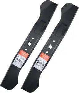 Hipa 46 inch Mower Blades for 942-04244A 942-04290 MTD Cub Cadet XT1 XT2 LT46 RZT L46 46" Deck Lawnmower Replace 942-04244 742-04244 High-Lift (2 Pack)