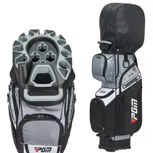 PGM Golf Cart Bag 14 Way Organizer Divider Silent Top Waterproof Bag/Black