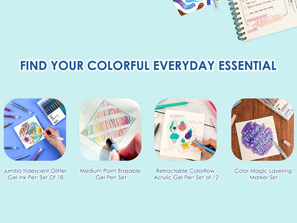 [Flash Sale] Grabie Dual-Tip Notetaking Pen Set of 6 for Office & School Supplies, highlighter, students, HolidayHaul