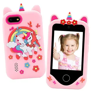 Unicorn Design Phone Toy, 2.8 Inch HD Screen Selfie Camera with 32GB Card, Video Recording & Smart Games Phone Toy, Ideal Birthday Gift for Children