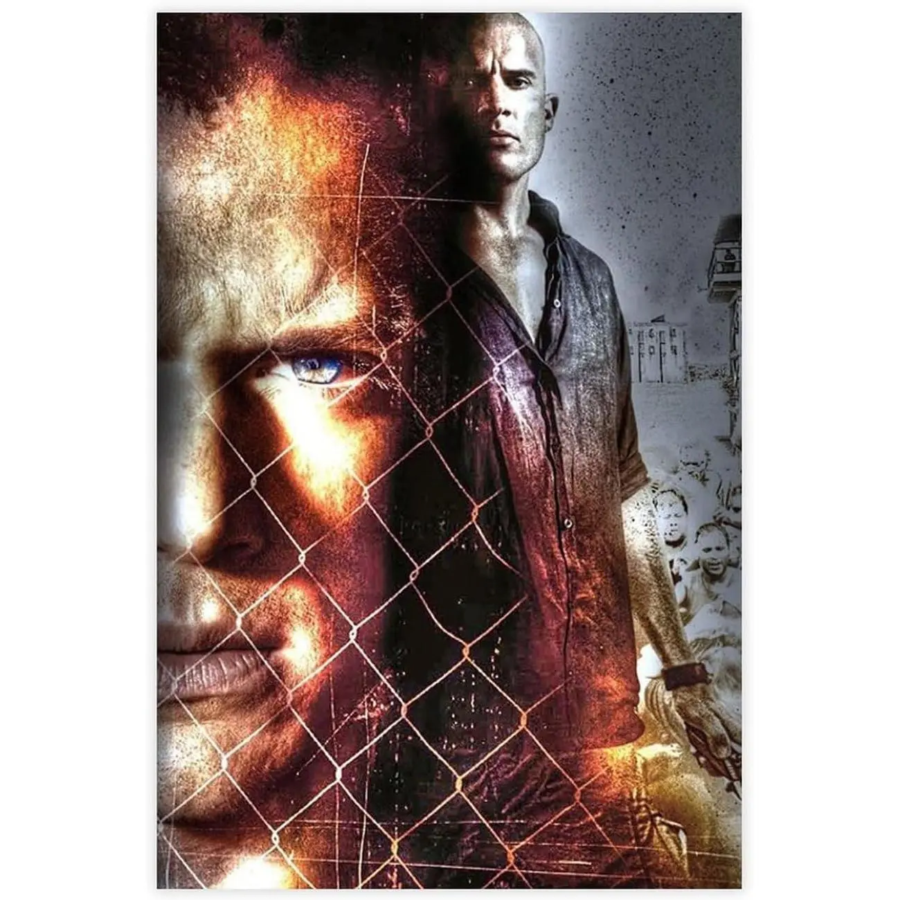 Prison Break Suspense TV Series Canvas Poster Painting, Multi-Size Home Supplies Decoration, House Wall Art for Living Room, Bedroom Gift