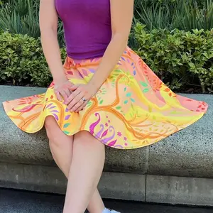 Rapunzel Mural Skater Skirt