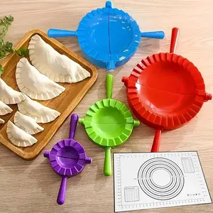 5 Pcs Dumpling Machine Set Easy To Use Kitchen Tools for Making Pastries, Dumplings, Wontons, Pot Stickers DIY Crepe Molds for Family and Restaurants Utensils