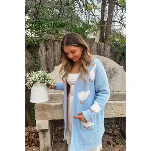 PREORDER- FARM GIRL CLOUD CARDIGAN blue