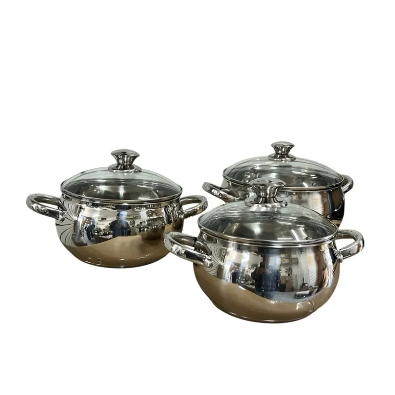 Mega cook Germany Apple shape pot 6pcs