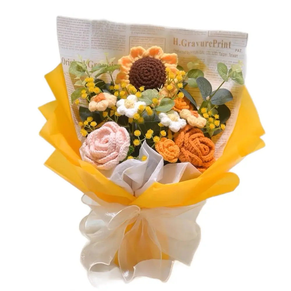 Knit Floral Bouquet