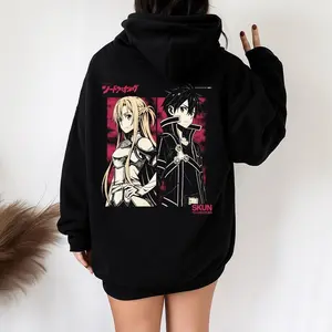 Japanese hot Anime Sword Art Online, SAO  Anime Lover Hoodie personality Clothes Unisex Oversized sweatshirt Sports Graphic top