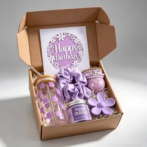 Cool Gift Set for Women, Best Sister Gift Ideas, Includes Fun Glass Cup, Scented Candle, Bracelet, Bath Ball, Hair Clips, Elastic Bands, Jewelry Tray, Holiday Gifts