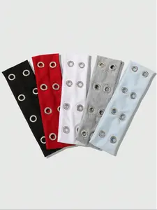 Unisex Metal Punk Style Headband, Elastic Fabric Design, Perfect for Daily Wear & Outdoor Activities, Ideal Gift for Friends & Family, Elastic Headbands
