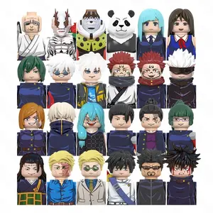 Anime Jujutsu Show Collectible Figure Toy Custom Miniature Action Figure for Displays 1.6 Inch ABS Plastic TV Movie Character Set with Accessories Compact Ensuring Box Figurine