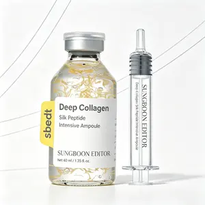 Sungboon Editor Silk Lifting Peptide Ampoule 1.35 fl oz, Collagen-Infused At-Home Facial Serum, Lifts Skin, Smooths Wrinkles for Plump Silky Complexion