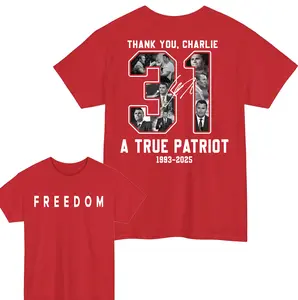 A True Patriot T-shirt, 14th October Wear Red Shirt, Freedom Memorial T-shirt, 2 Sided Men Women Casual Cotton Tee