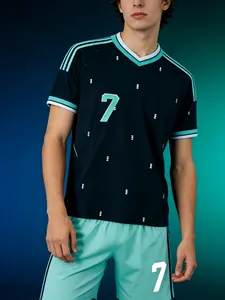 Germany Havertz Away Match Jersey Set Fan Edition Mint, Short Sleeve Training Shirt for Games & Practice, Sports Wear